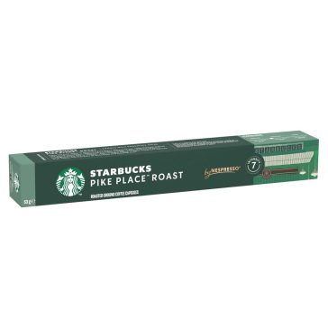   Starbucks by Nespresso Pike Place Roast őrölt pörkölt kávé 10 kapszula 53 g