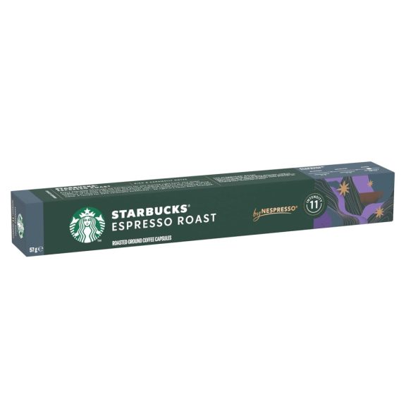 Starbucks by Nespresso Espresso Roast őrölt pörkölt kávé 10 kapszula 57 g Starbucks by Nespresso Espresso Roast őrölt pörkölt kávé 10 kapszula 57 g