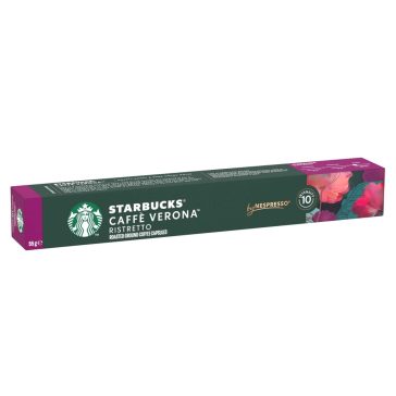   Starbucks by Nespresso Caffé Verona őrölt pörkölt kávé 10 kapszula 55 g